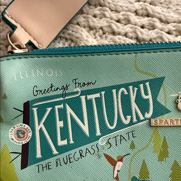 Spartina 449 Kentucky Map Cosmetic Bag - Multicolor - Picture 6 of 8